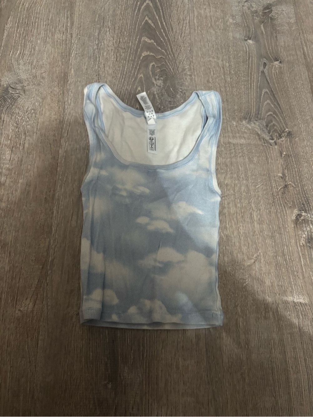 SKIMS Light Blue Cloud Ribbed Tank Top